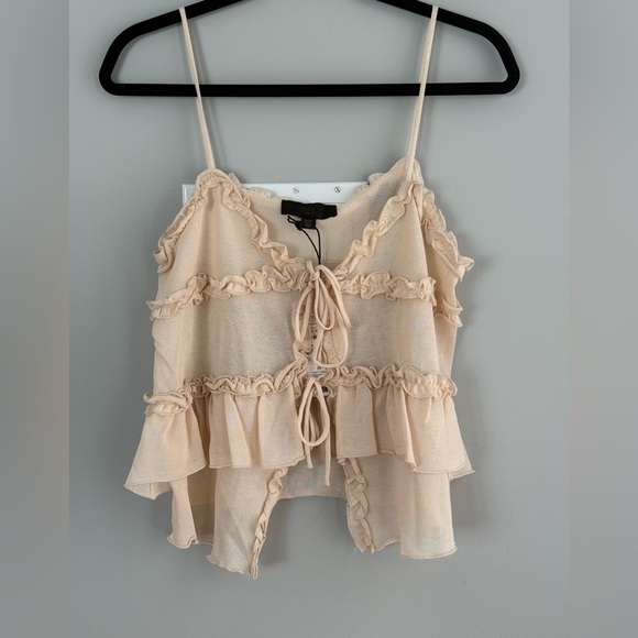 Zara Ruffled Knit Top - Picture 2 of 5